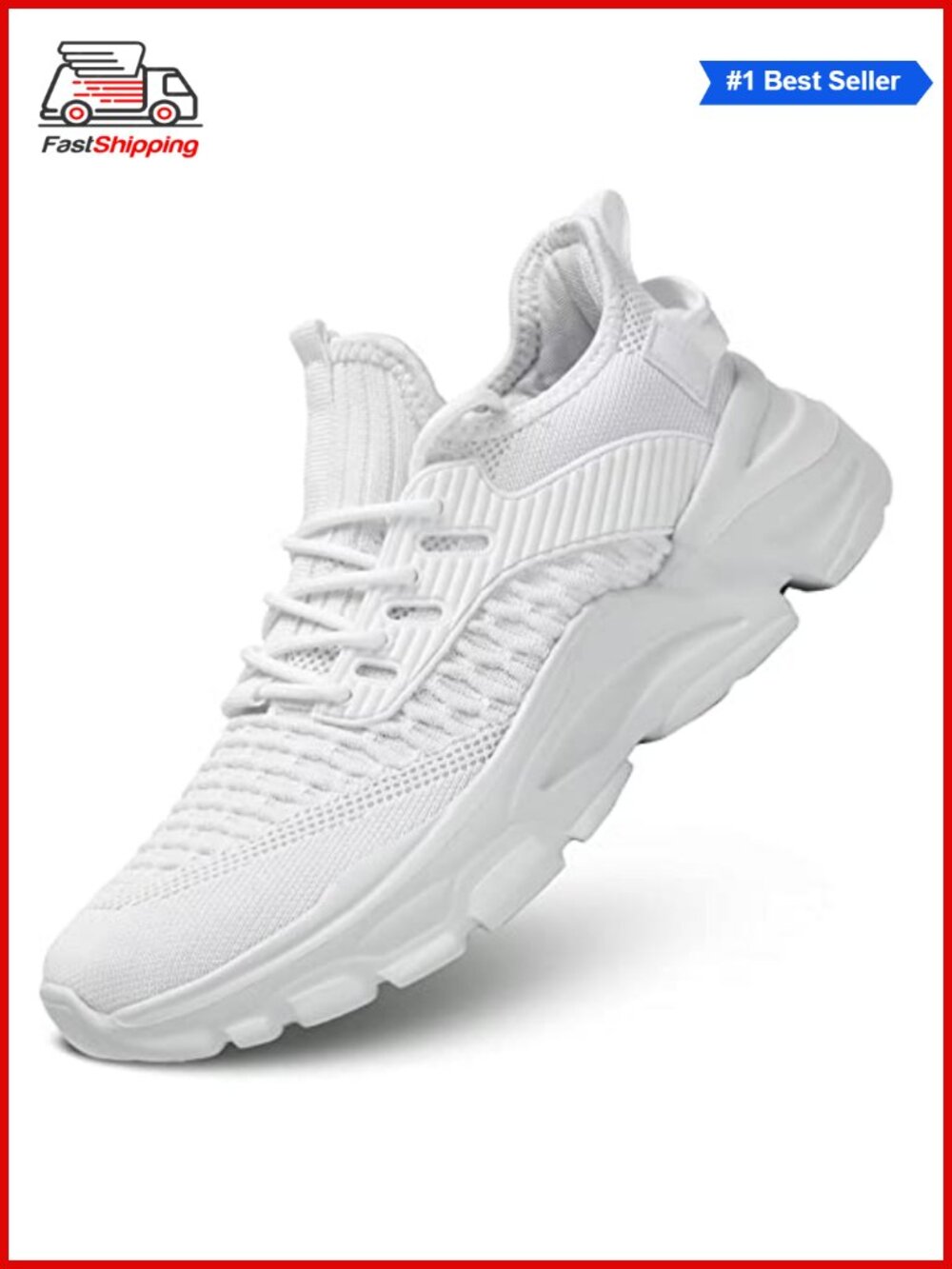 ✨ Men's Running Shoes Non Slip Breathable Lightweight Athletic Sneakers Gym Work